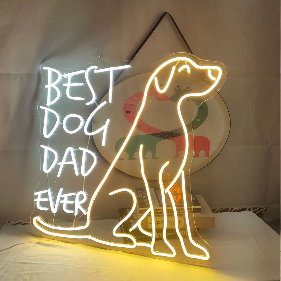 Best Dog Dad Ever Led Sign Business Neon Sign