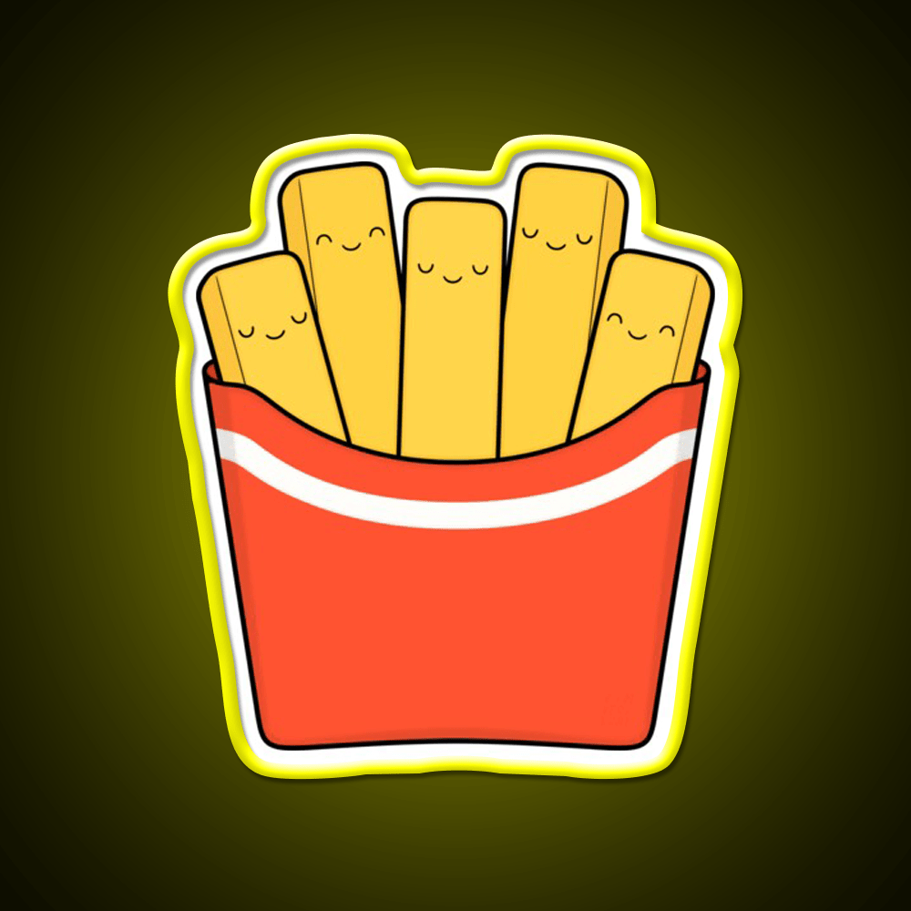 Best Fries Snack Food Led Neon Sign Rgb Color - Shineneon