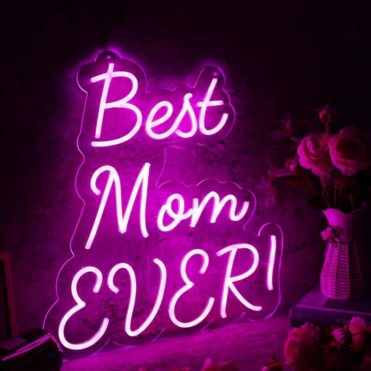 Best Mom Ever Pink Led Neon Sign - Shineneon