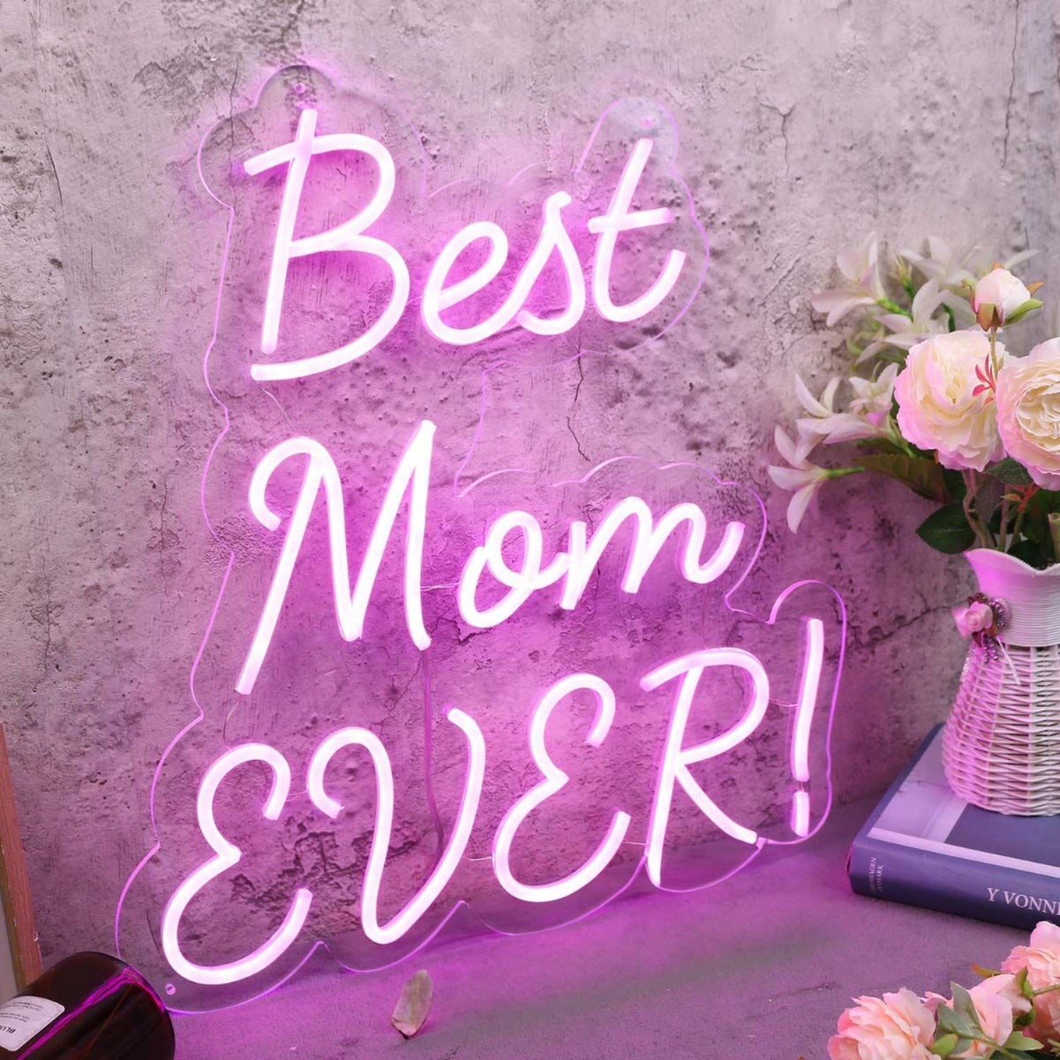 Best Mom Ever Pink Led Neon Sign - Shineneon