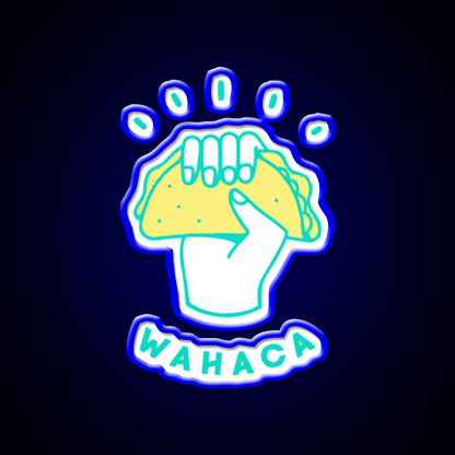 Best Selling Wahaca Essential Taco Led Neon Sign Mexican Food Sign Rgb Color - Shineneon