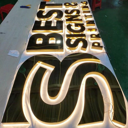 Best Signs Printing 3D Backlit Channel Letters Led Light Sign - Shineneon