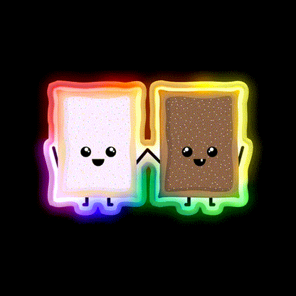 Bestie Pop Tarts Snack Food Led Neon Sign Rgb Color