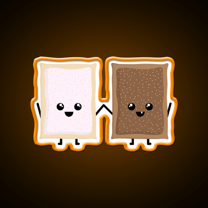 Bestie Pop Tarts Snack Food Led Neon Sign Rgb Color - Shineneon