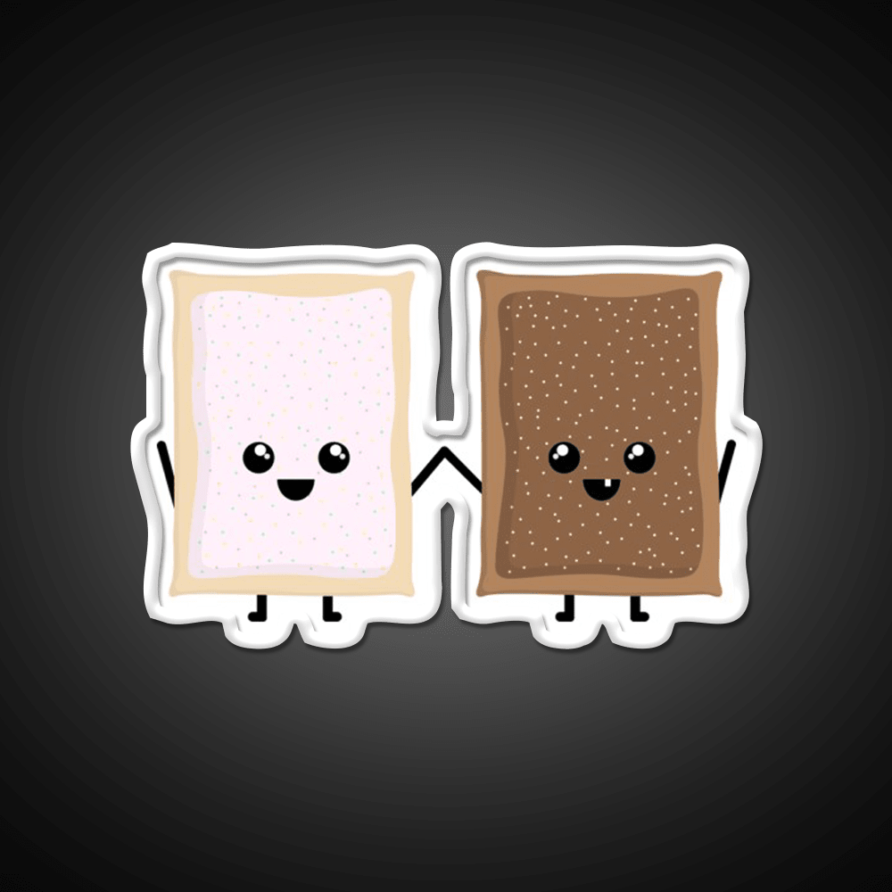 Bestie Pop Tarts Snack Food Led Neon Sign Rgb Color - Shineneon