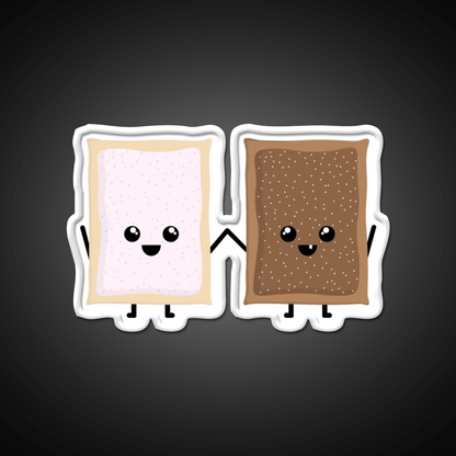 Bestie Pop Tarts Snack Food Led Neon Sign Rgb Color - Shineneon