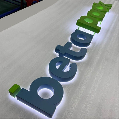 Beta Pack 3D Backlit Channel Letters Led Light Sign - Shineneon