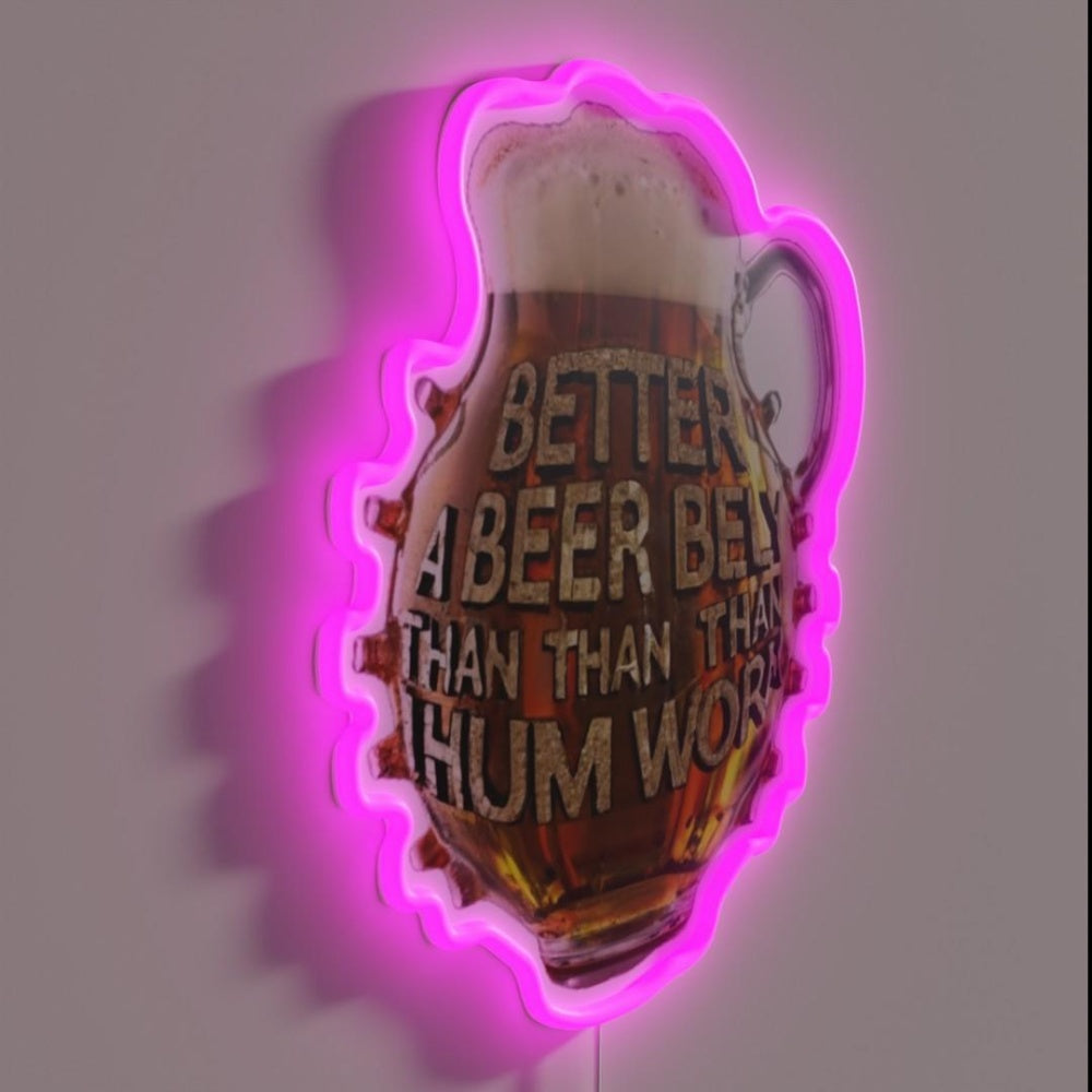 Better Beer Rgb Led Neon Sign - LED neon sign close-up detail