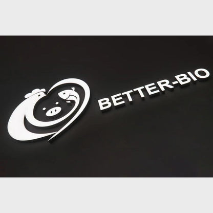 Better Bio 3D Frontlit Channel Letters Led Light Sign