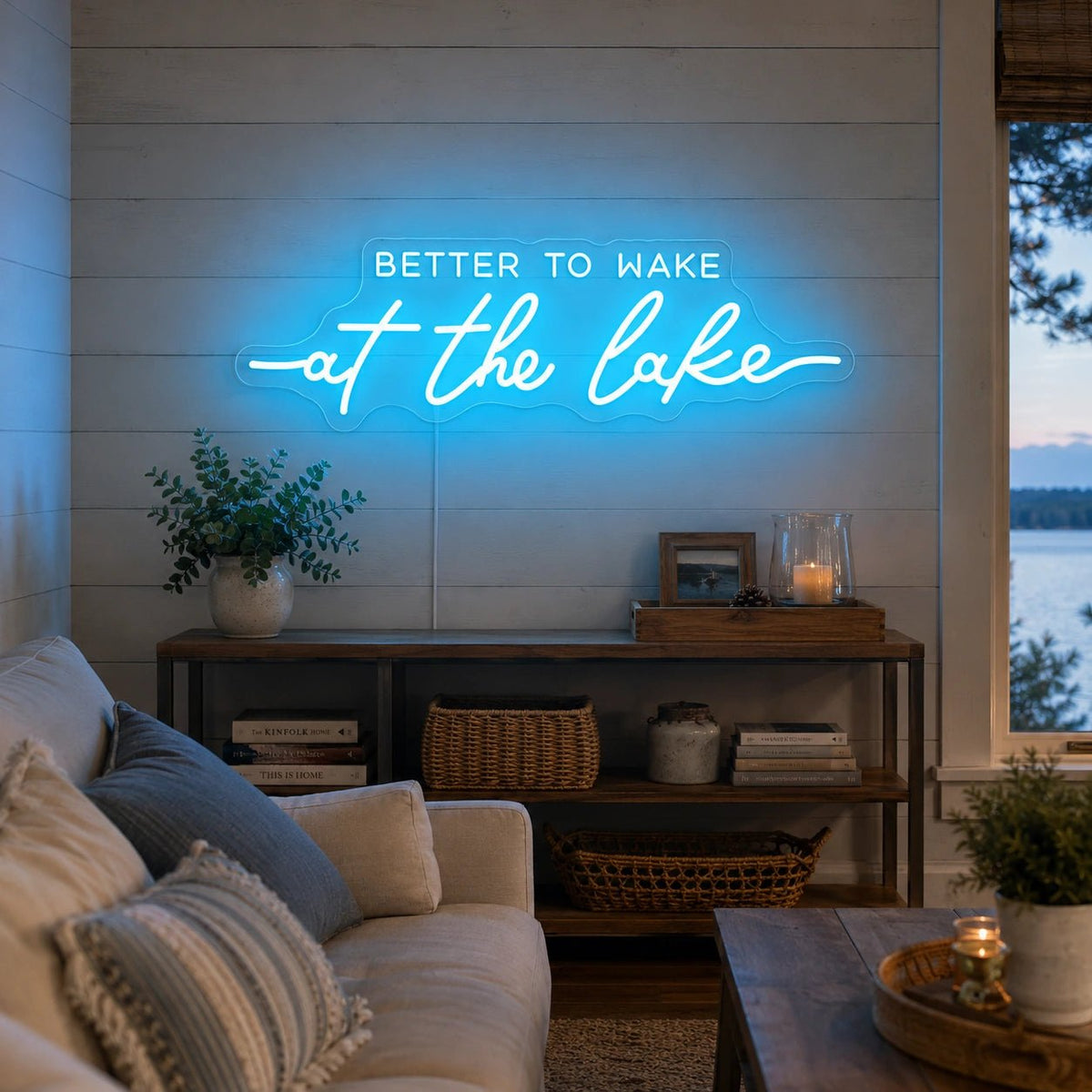 Better To Wake At The Lake LED Neon Sign - Shineneon