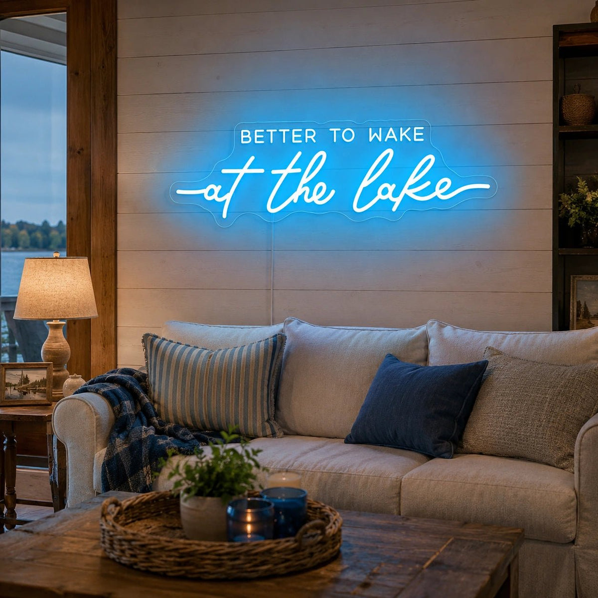 Better To Wake At The Lake LED Neon Sign - Shineneon