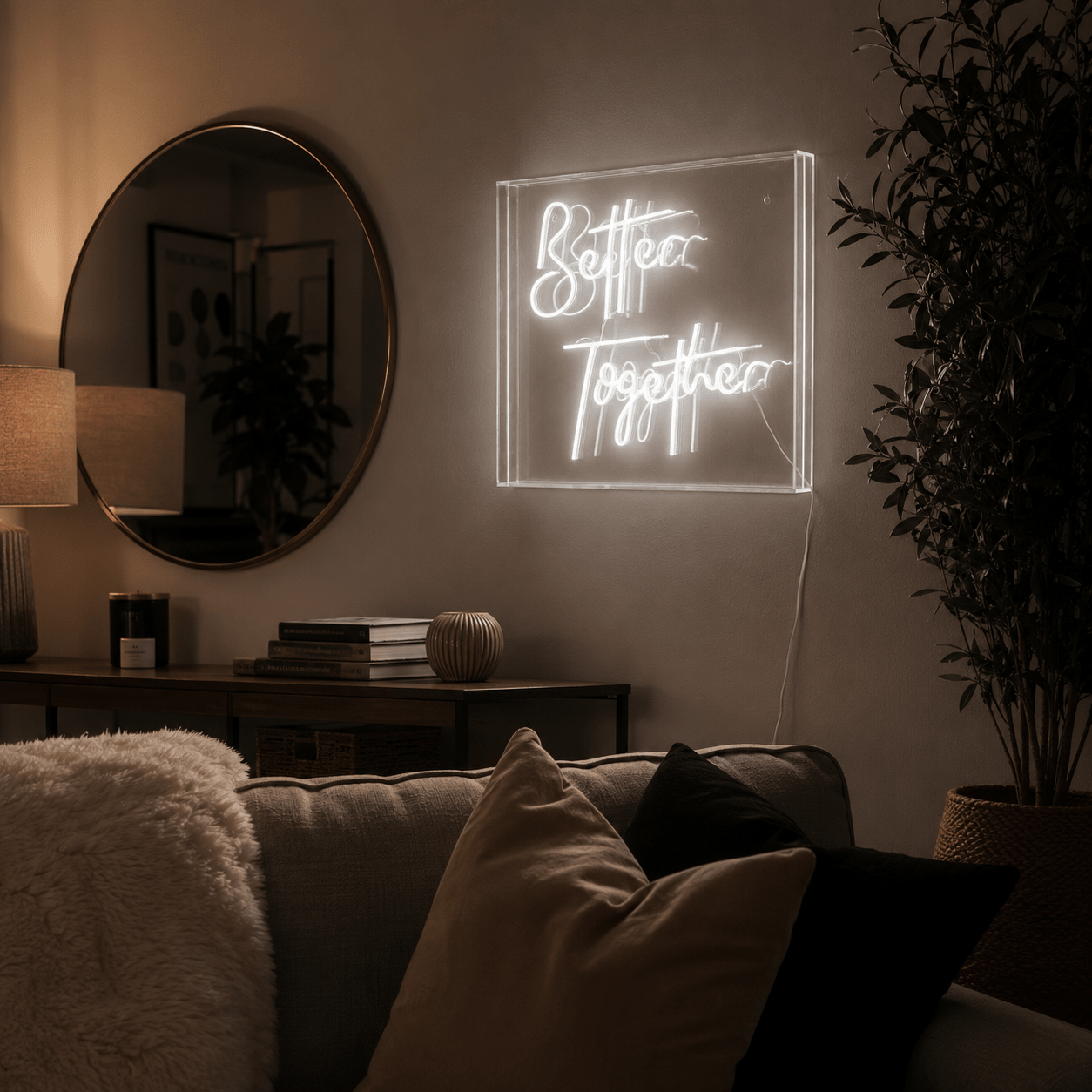 Better Together Acrylic LED Neon Sign - Shineneon