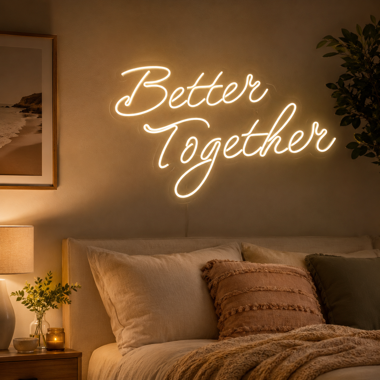 Better Together Classic Wall Light LED Neon Sign - 02 High-Converting Product Image