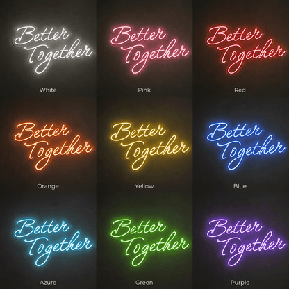 Better Together Classic Wall Light LED Neon Sign Wall Neon Sign - Shineneon
