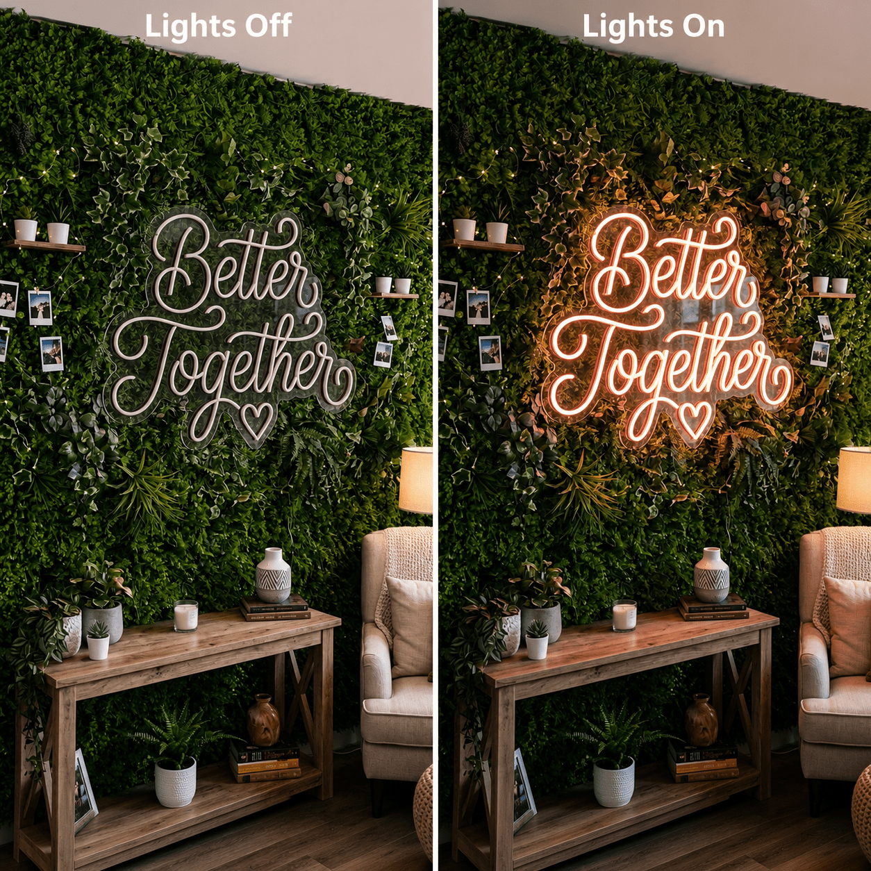 Better Together Cursive LED Neon Sign - Shineneon