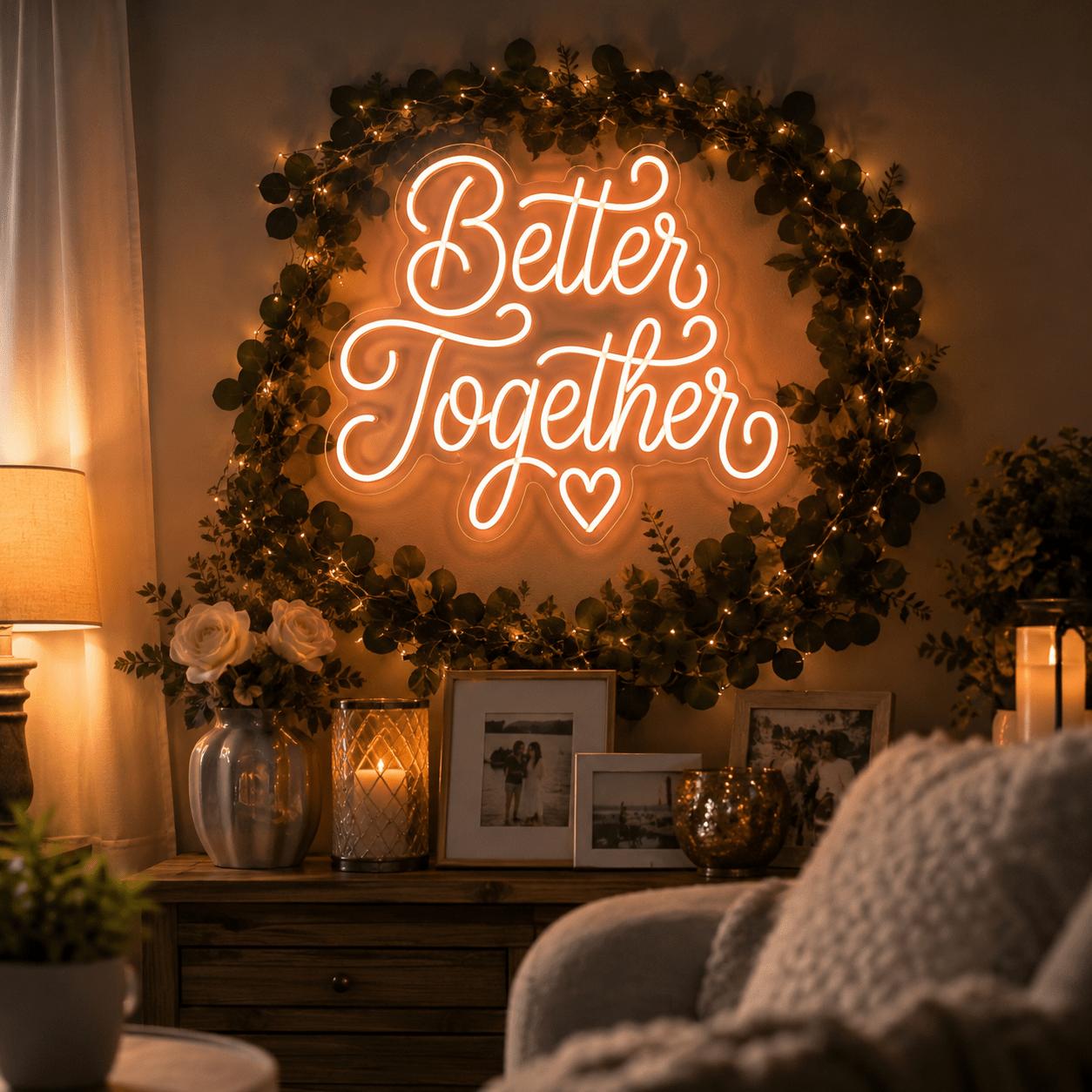 Better Together Cursive LED Neon Sign - Shineneon