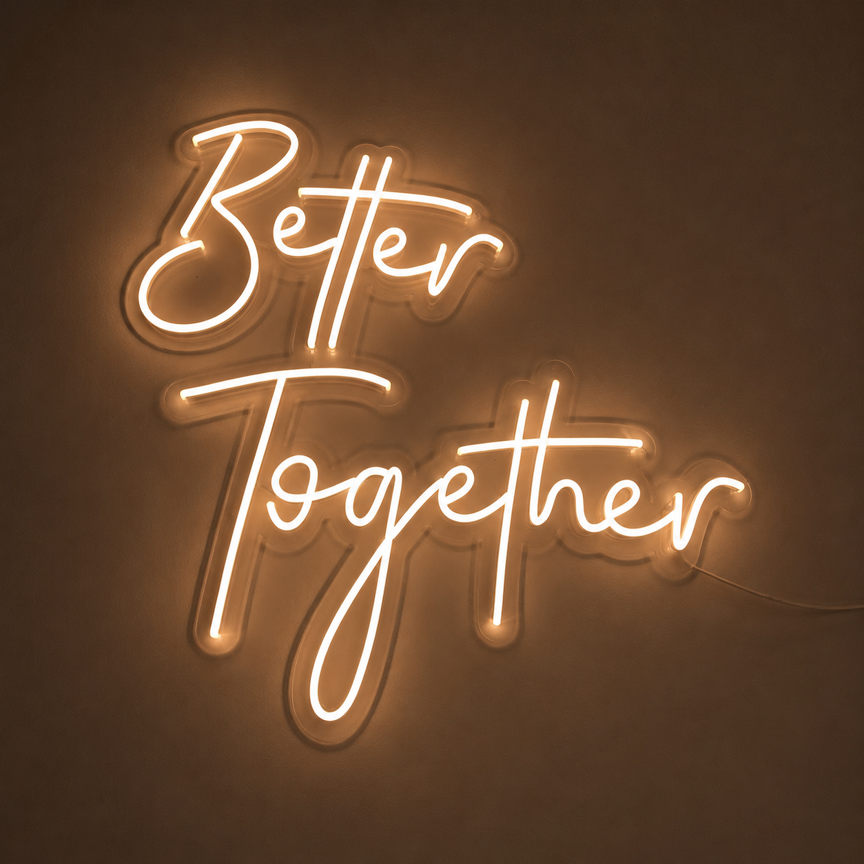 Better Together Cursive Wall Light LED Neon Sign - 01 Original Product Image