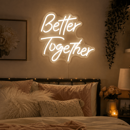 Better Together Decor Light LED Neon Sign Wall Neon Sign - Shineneon