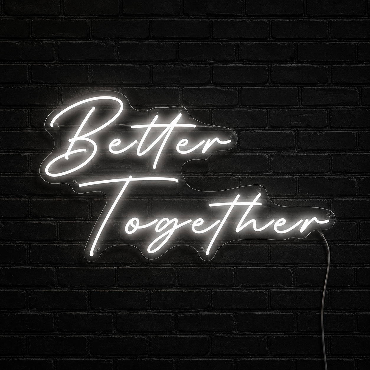Better Together Dorm Room Decor LED Neon Sign - 01 Original Product Image