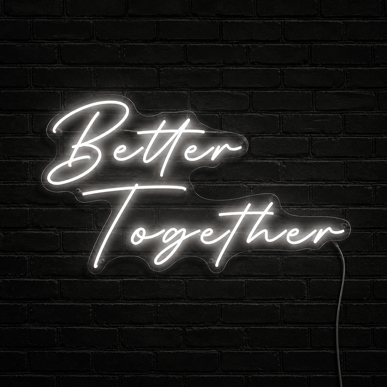 Better Together Dorm Room Decor LED Neon Sign - Shineneon