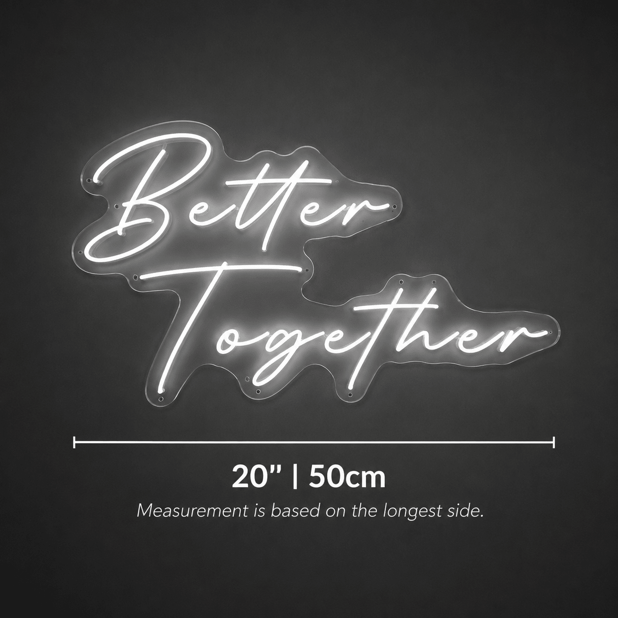 Better Together Dorm Room Decor LED Neon Sign Wall Neon Sign - Shineneon