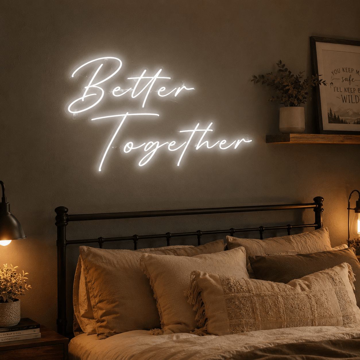 Better Together Dorm Room Decor LED Neon Sign Wall Neon Sign - Shineneon