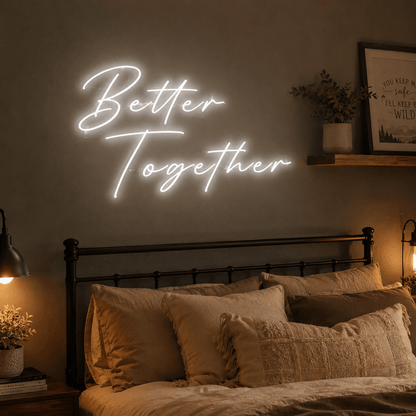 Better Together Dorm Room Decor LED Neon Sign Wall Neon Sign - Shineneon