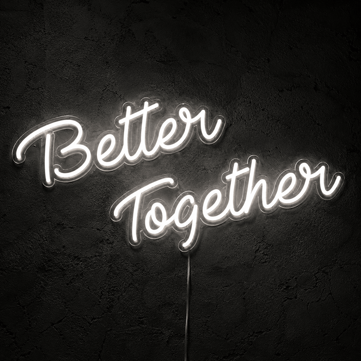 Better Together Handwritten Decor Sign LED Neon Sign - Shineneon
