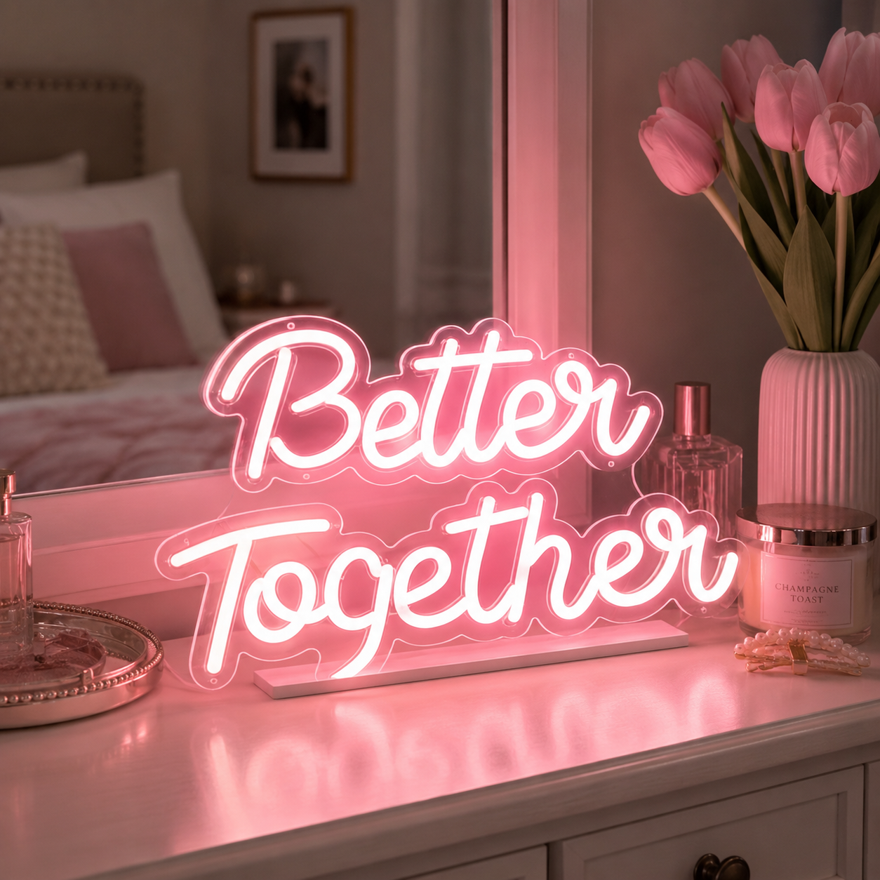 Better Together Handwritten LED Neon Sign - 02 High-Converting Product Image