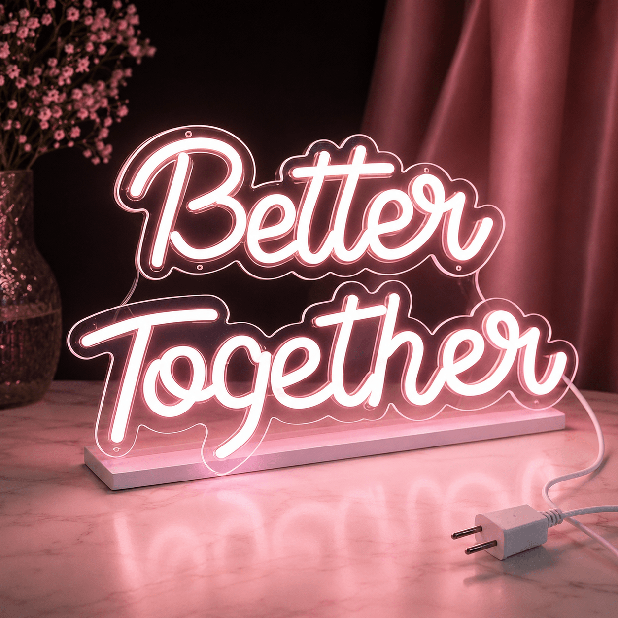 Better Together Handwritten LED Neon Sign - Shineneon