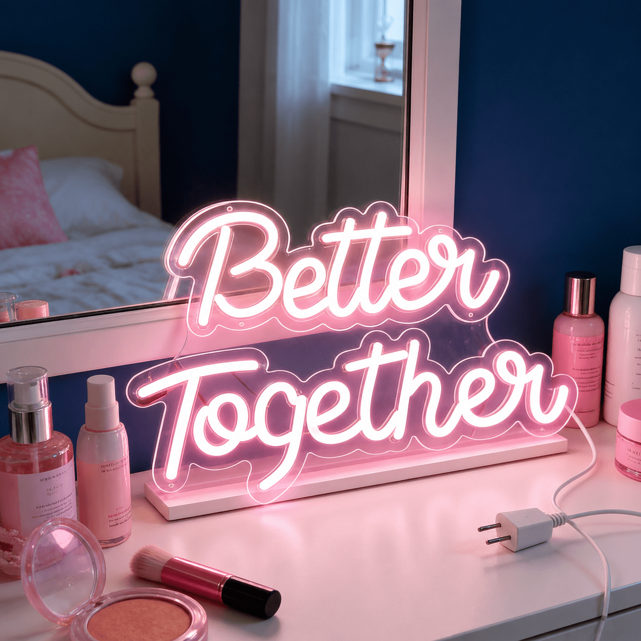 Better Together Handwritten LED Neon Sign - Shineneon