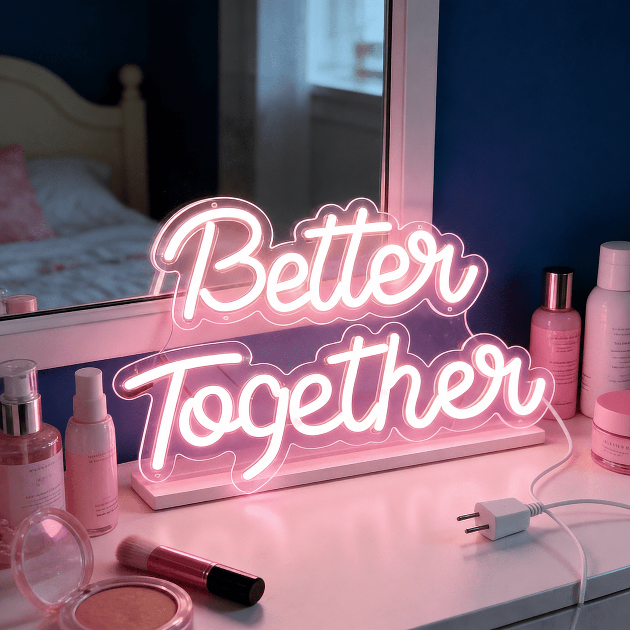 Better Together Handwritten LED Neon Sign Wall Neon Sign - Shineneon