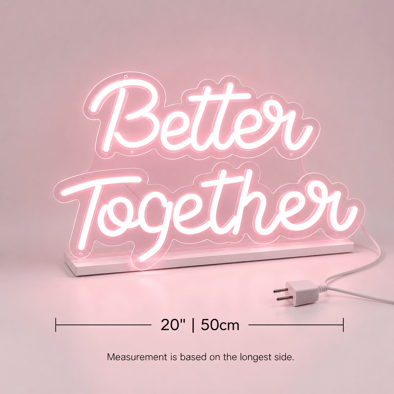 Better Together Handwritten LED Neon Sign Wall Neon Sign - Shineneon
