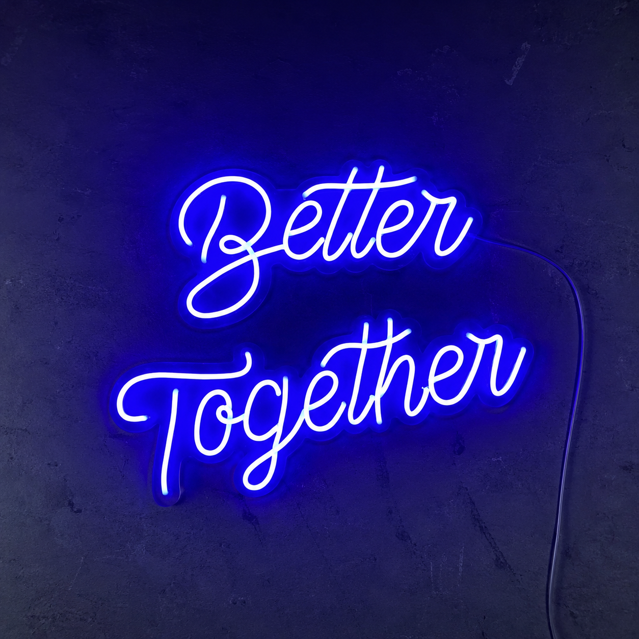 Better Together Handwritten Wall Decor LED Neon Sign - 02 High-Converting Product Image