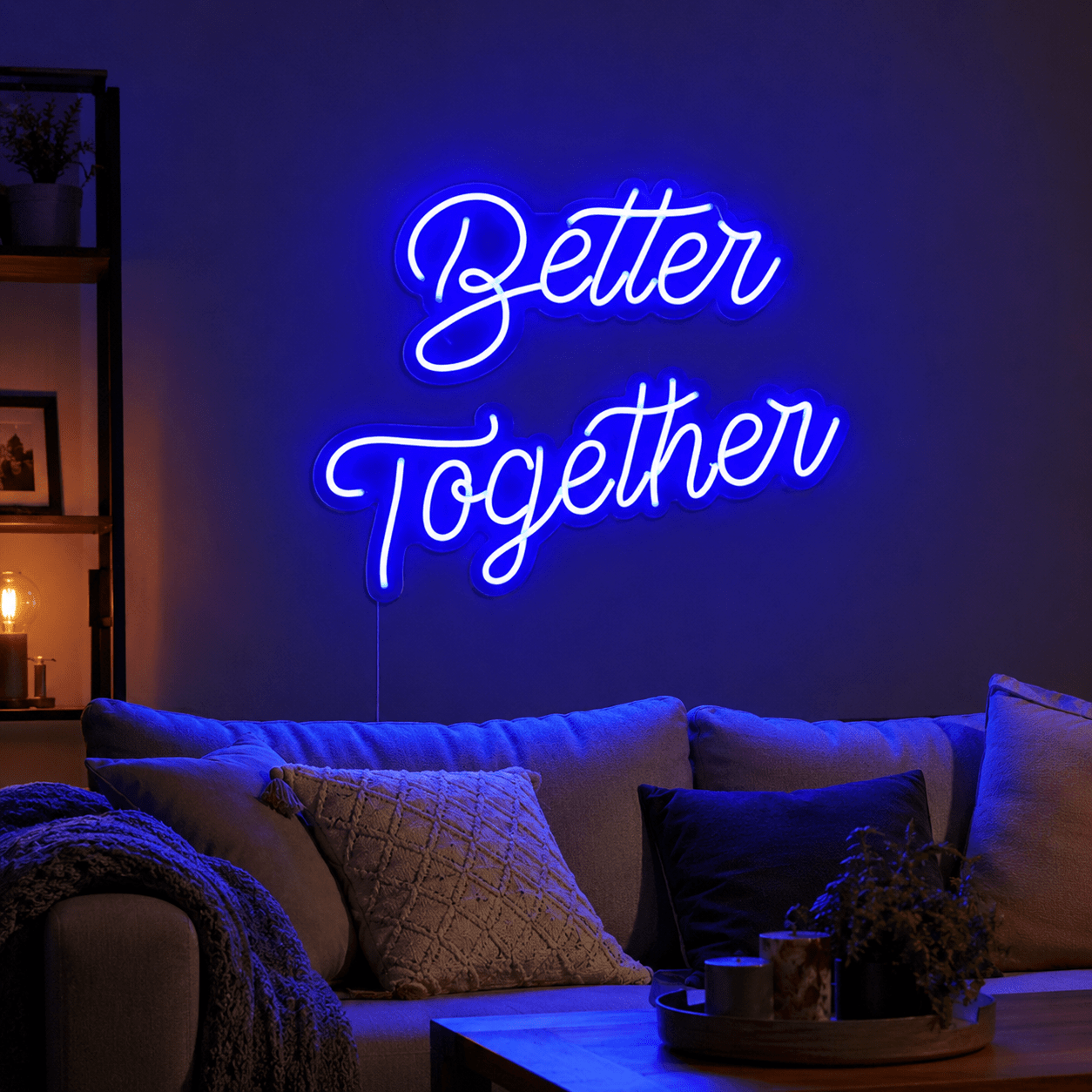 Better Together Handwritten Wall Decor LED Neon Sign - Shineneon