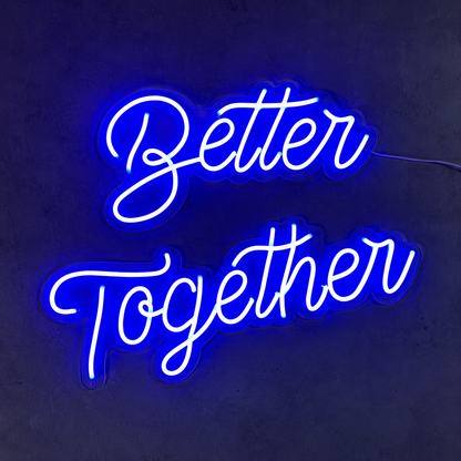 Better Together Handwritten Wall Decor LED Neon Sign Wall Neon Sign - 01 Original Product Image