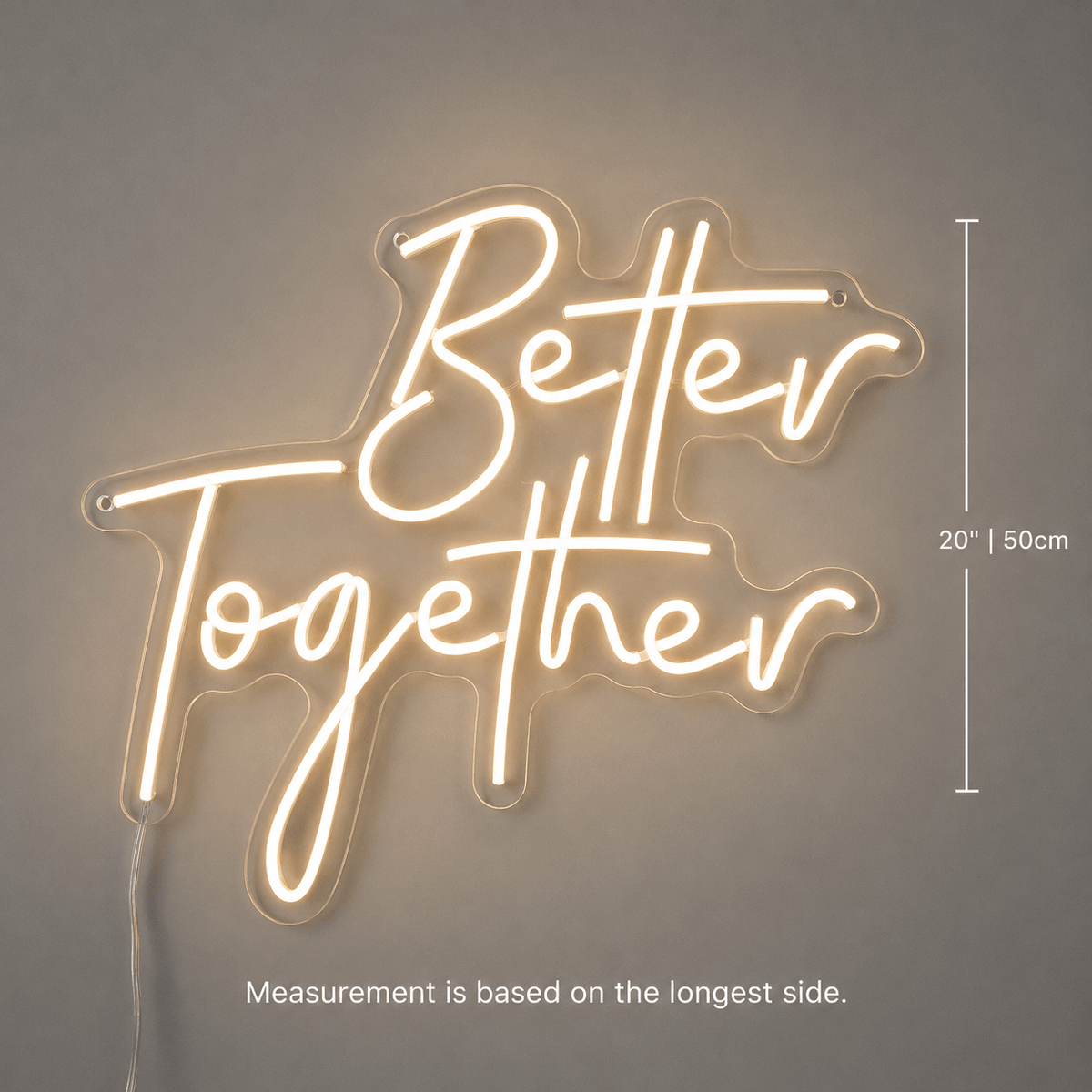 Better Together Home Wall Decor LED Neon Sign - Shineneon