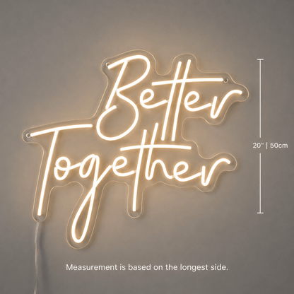 Better Together Home Wall Decor LED Neon Sign - Shineneon