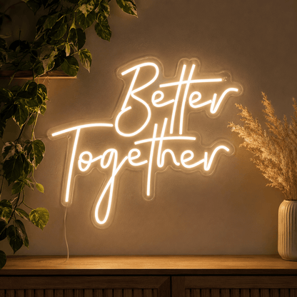 Better Together Home Wall Decor LED Neon Sign - Shineneon