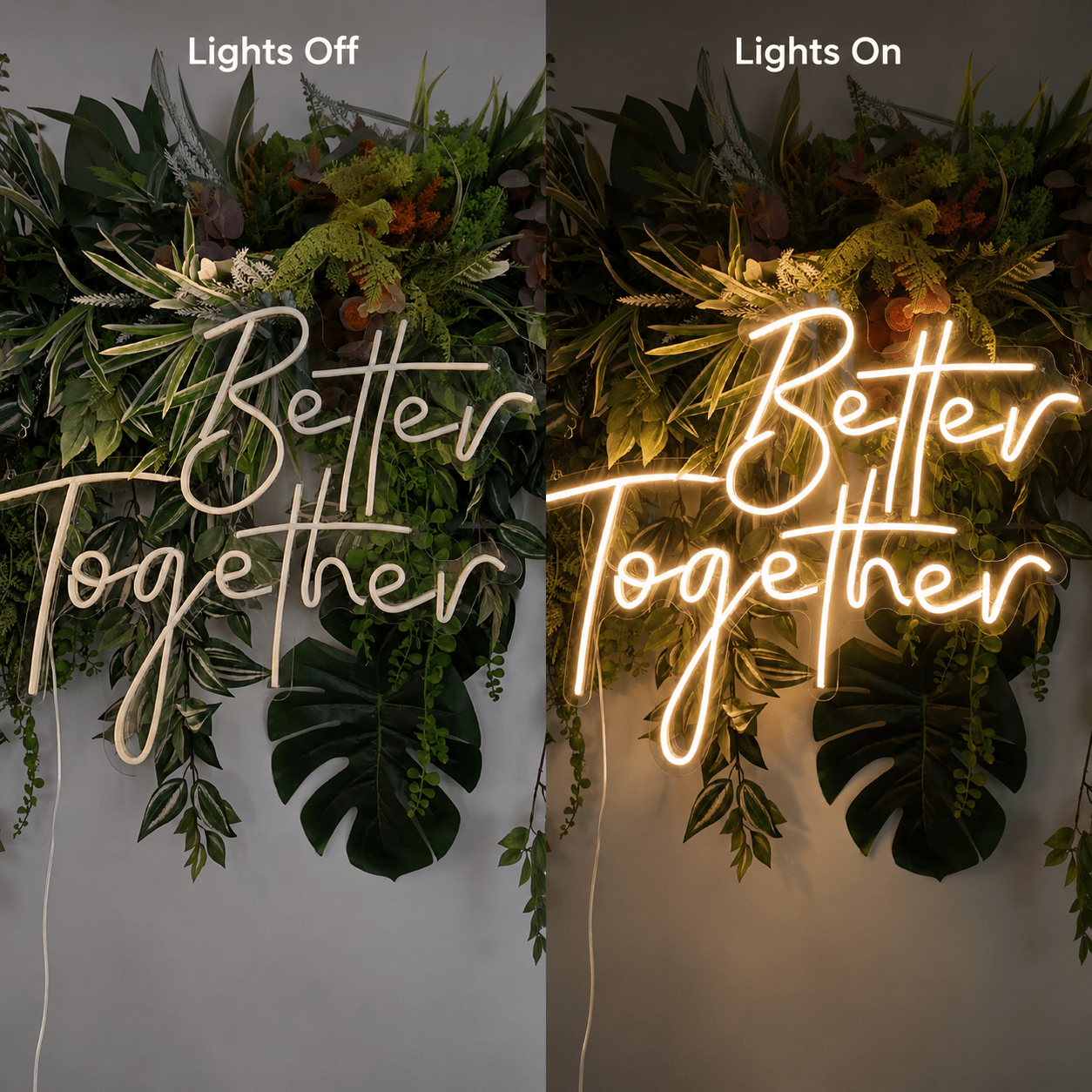 Better Together Home Wall Decor LED Neon Sign - Shineneon