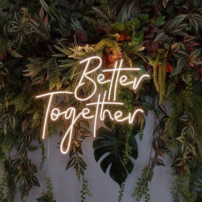 Better Together Home Wall Decor LED Neon Sign Wall Neon Sign - 01 Original Product Image