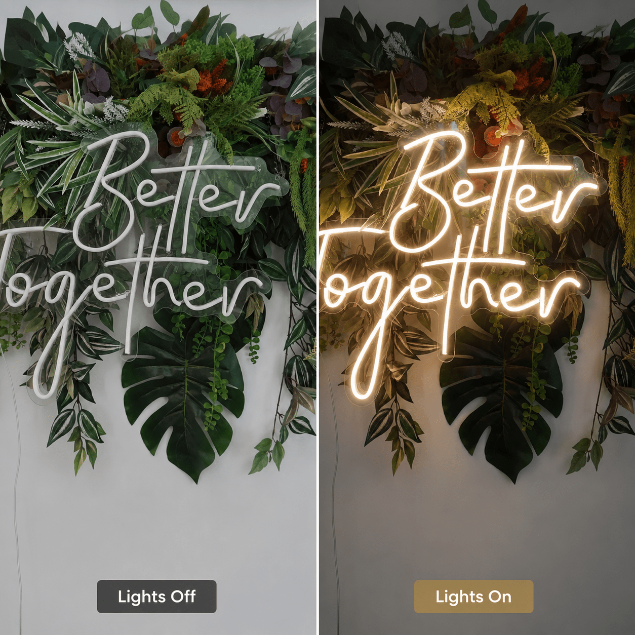 Better Together Home Wall Decor LED Neon Sign Wall Neon Sign - Shineneon