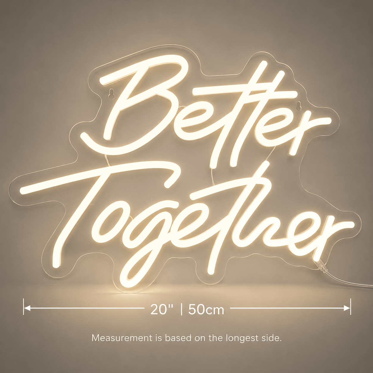 Better Together Home Wall Light LED Neon Sign - Shineneon