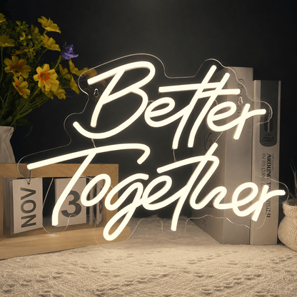 Better Together Home Wall Light LED Neon Sign Wall Neon Sign - Shineneon