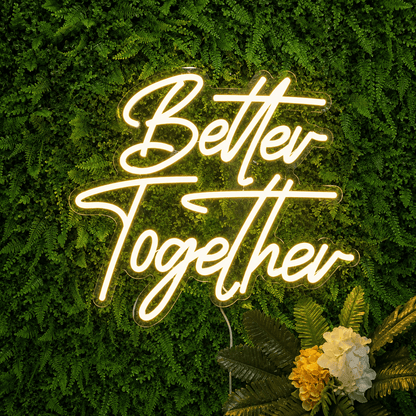 Better Together LED Neon Sign Bedroom Decor - Shineneon