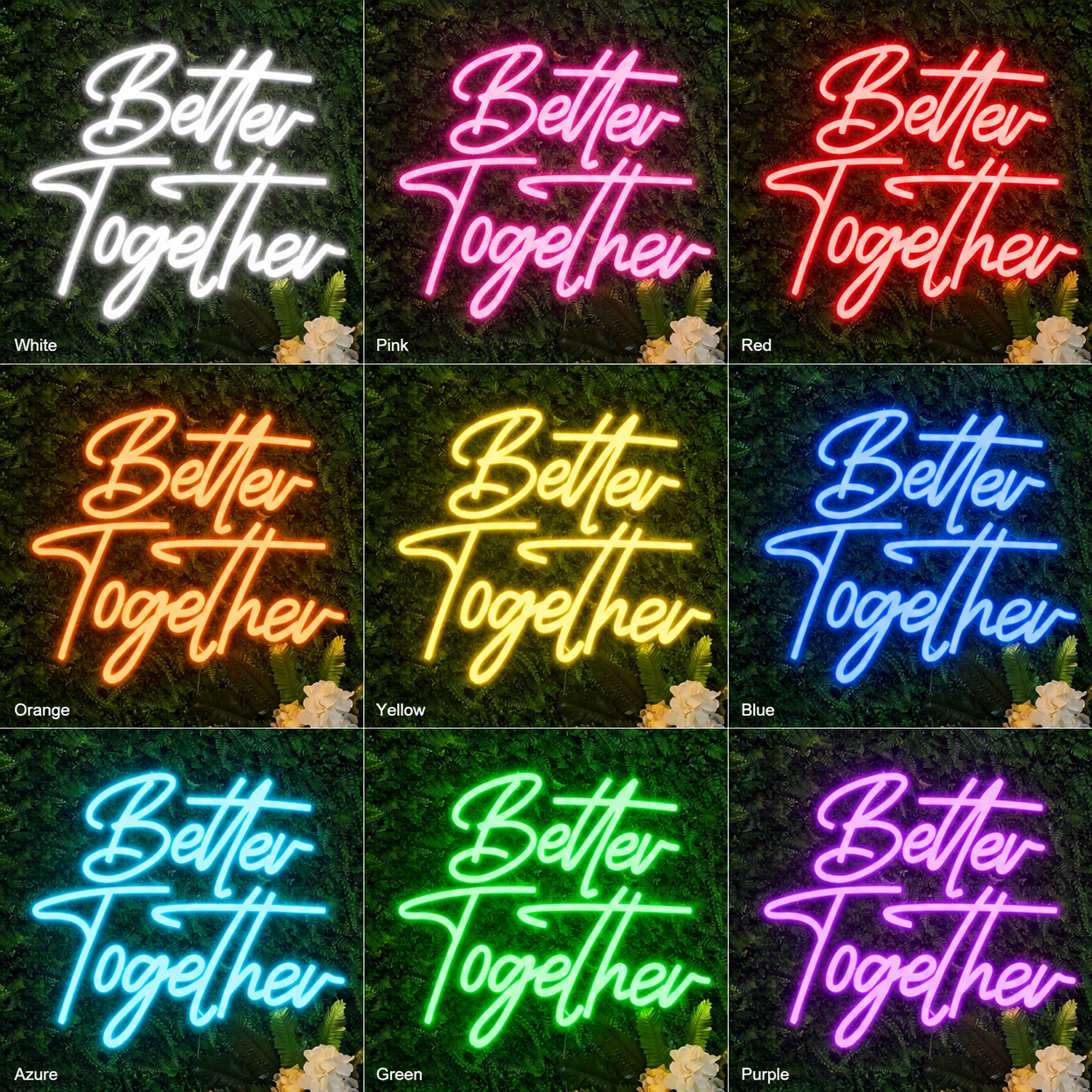 Better Together LED Neon Sign Bedroom Decor - Shineneon