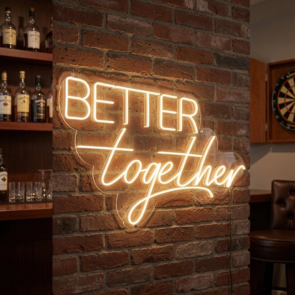 Better Together LED Neon Sign Home Art - Shineneon
