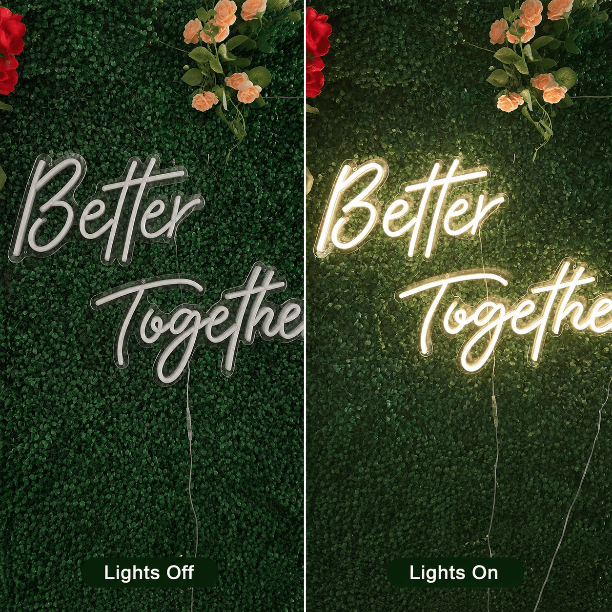 Better Together LED Neon Sign Home Decor - Shineneon