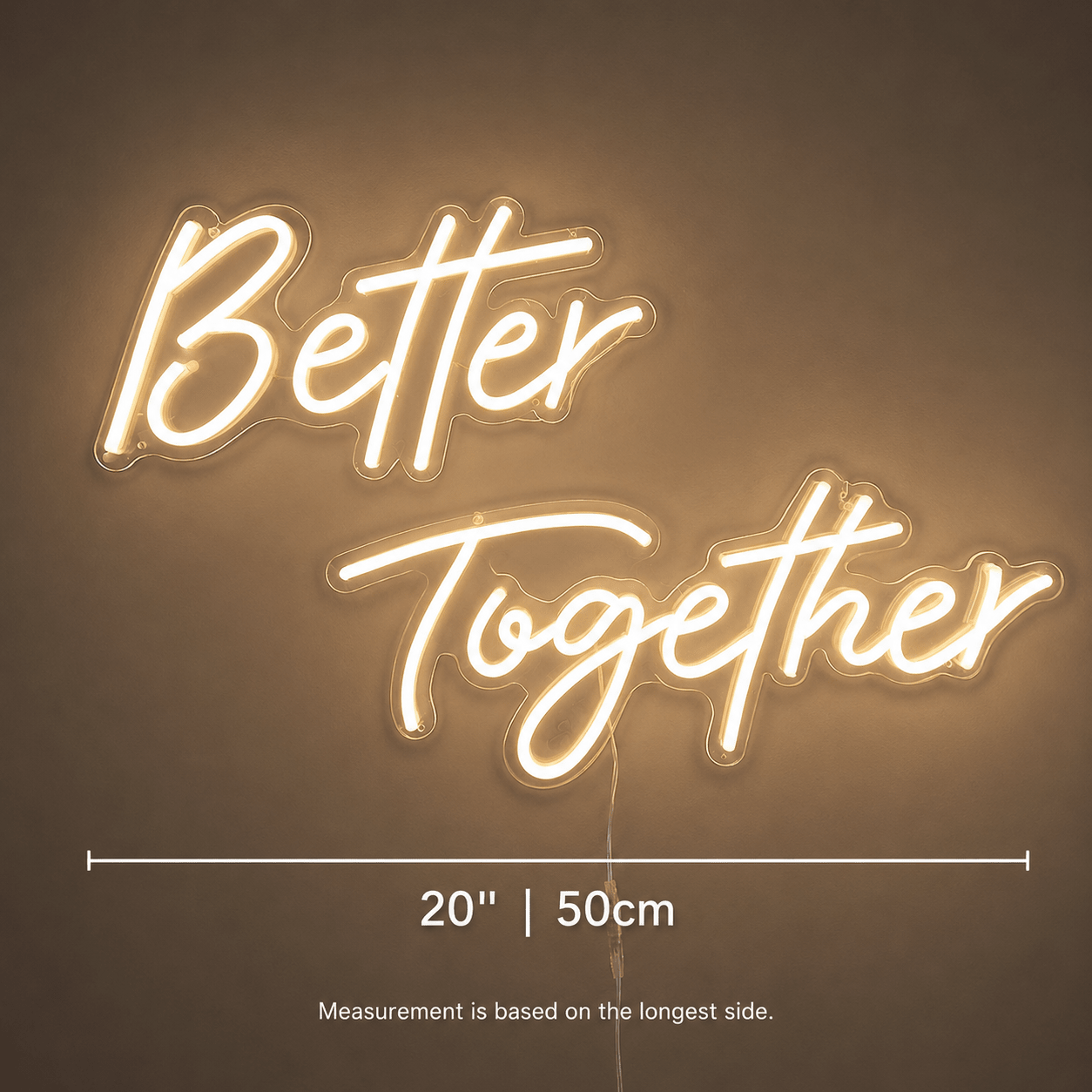 Better Together LED Neon Sign Home Decor - Shineneon