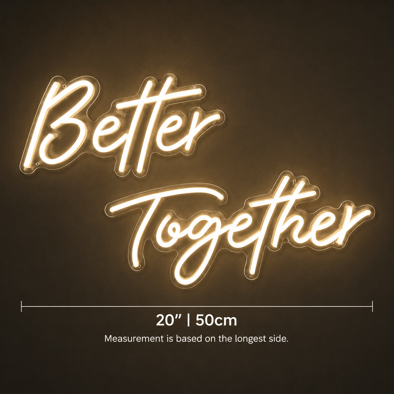 Better Together LED Neon Sign Home Decor Wall Neon Sign - Shineneon